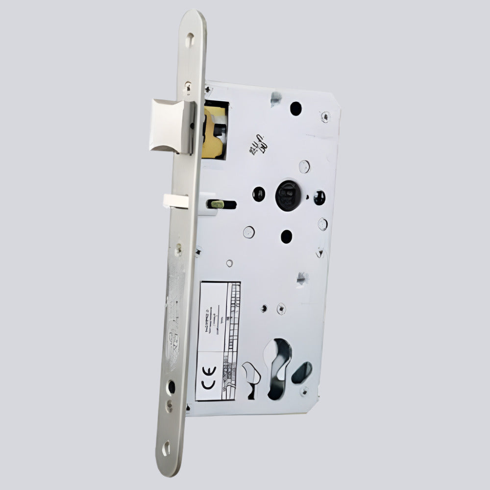 Salto LE8P02 nightlatch, radius forend, 60mm backset