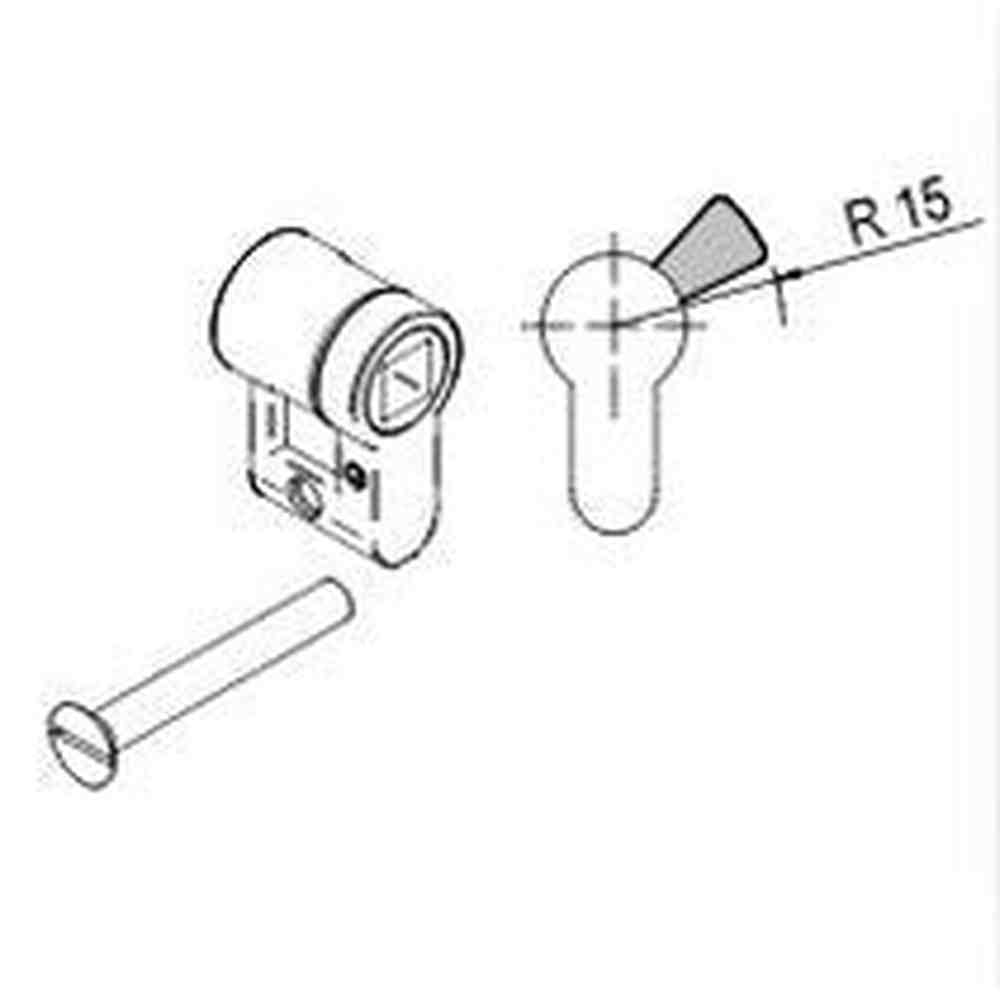 Salto cylinder adapter