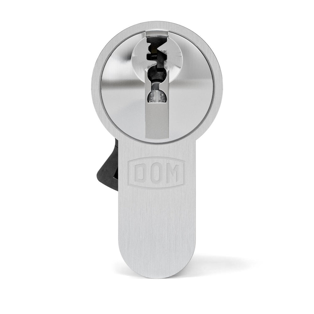 Salto over-ride cylinder and turn 45/45T Ni finish, keyed to differ