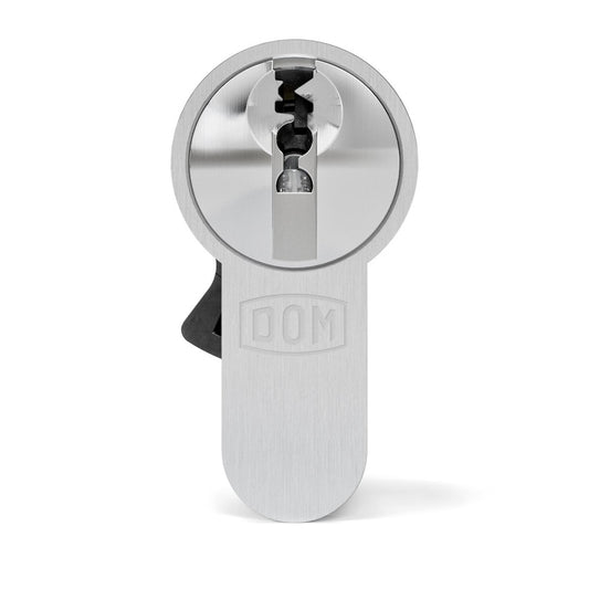 Salto over-ride cylinder and turn 45/45T Ni finish, keyed to differ
