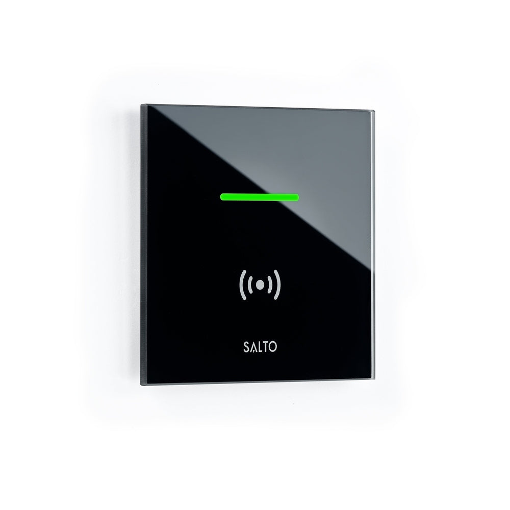 Salto XS4 2.0 Mifare DESfire BLE proximity glass reader, black