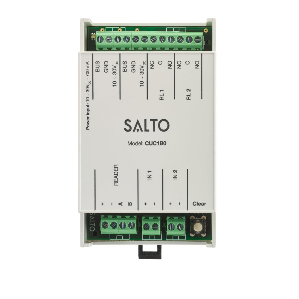 Salto BLUEnet single door controller with housing, grey cover