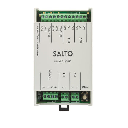Salto BLUEnet single door controller with housing, grey cover