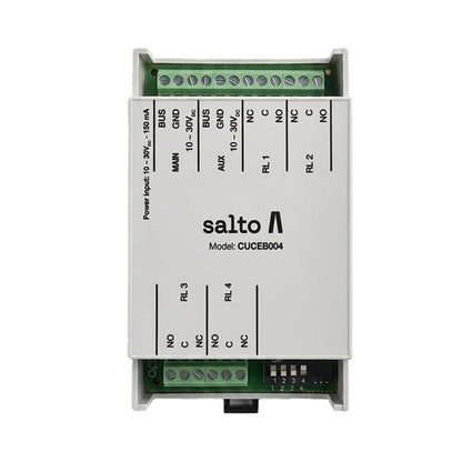 Salto Output Expansion Unit equipped with 4 relays to suit the CUC1B controller