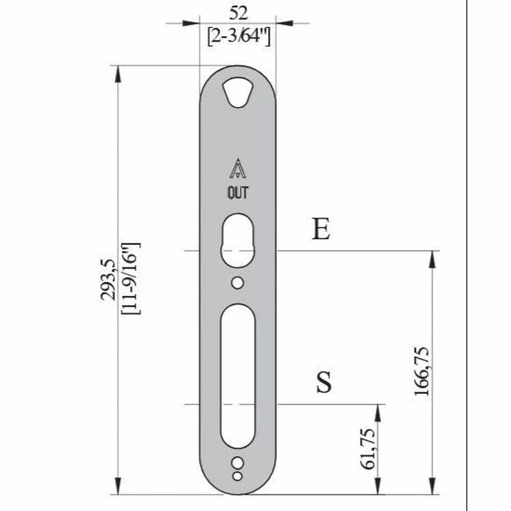 Salto cover plates for XS4 Original and Original+ 52mm IM (pair)