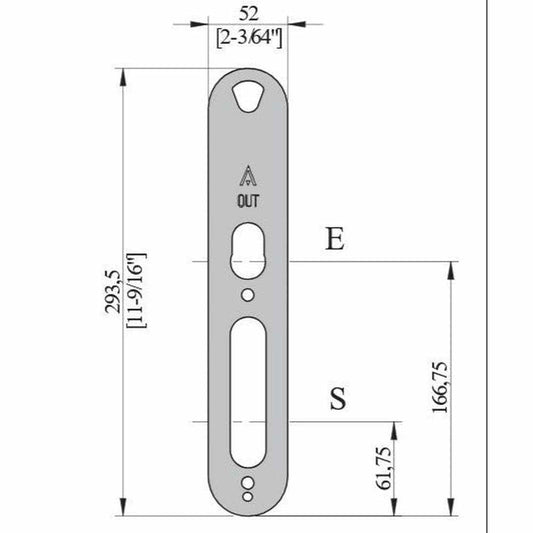 Salto cover plates for XS4 Original and Original+ 52mm IM (pair)