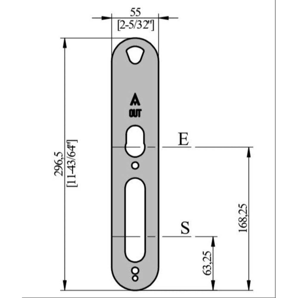 Salto cover plates for XS4 Original and Original+ 55mm IM (pair)