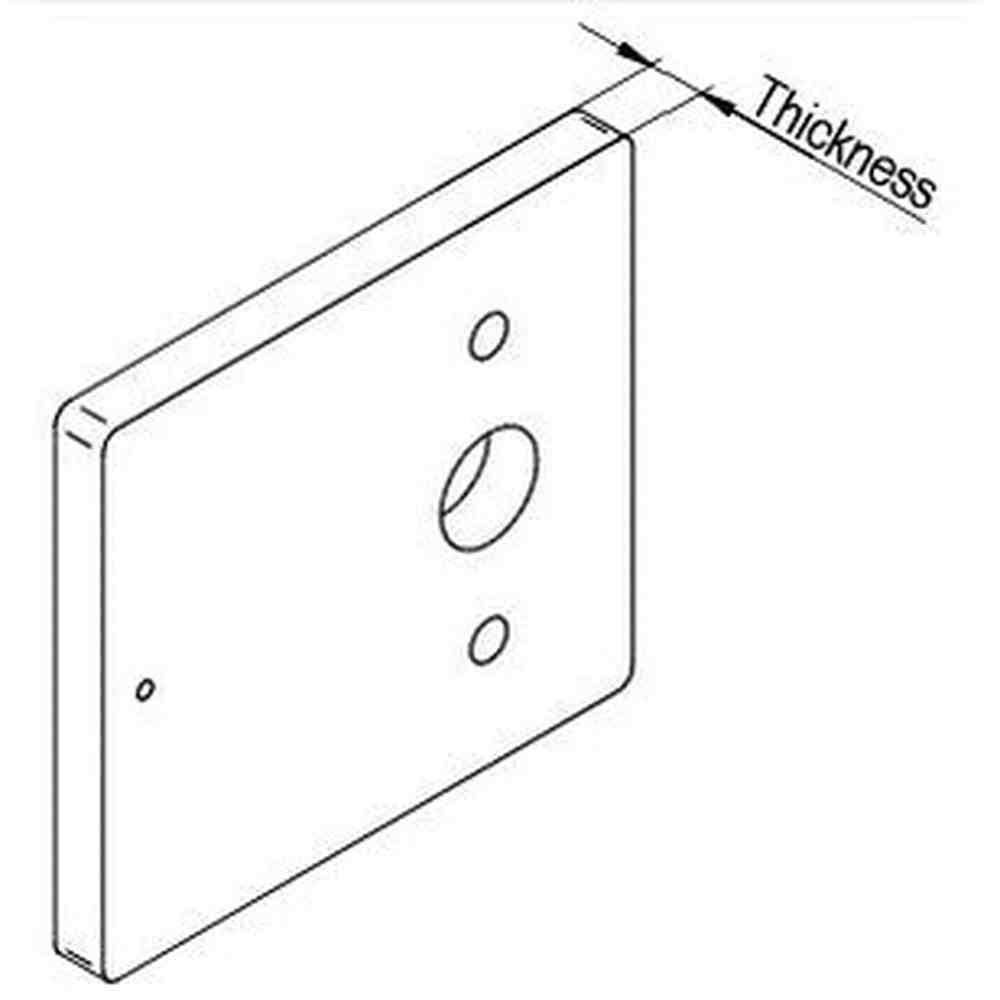 Salto XS4 Locker Lock distance plate, 10mm