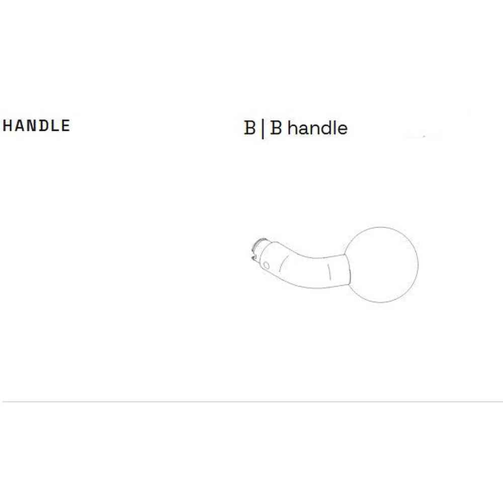 Salto XS4 Original Plus handle set with external ball handle to suit European type lock cases