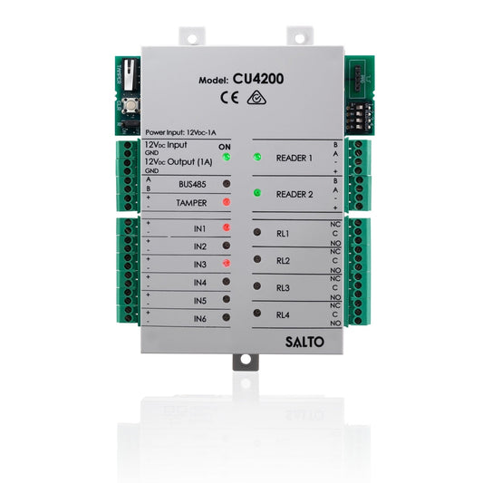 Salto XS4 2.0 auxiliary door controller, grey housing cover